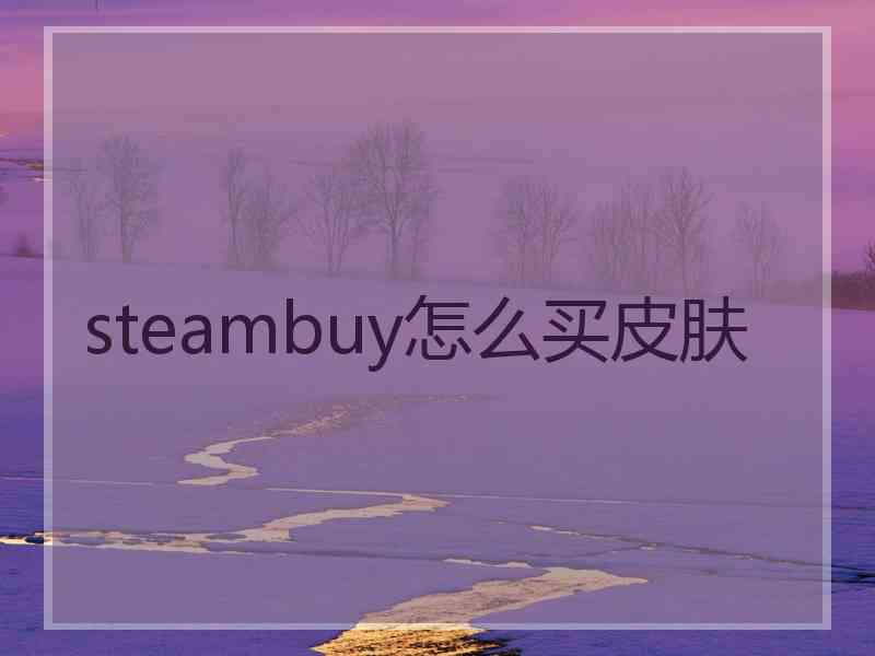 steambuy怎么买皮肤