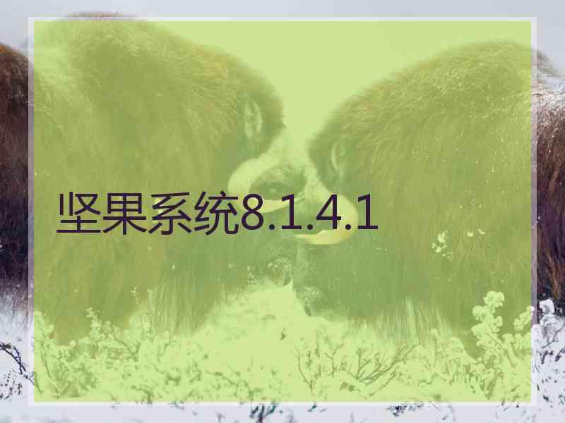 坚果系统8.1.4.1