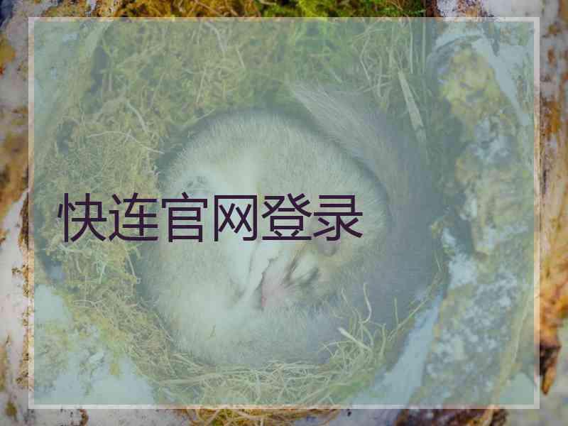 快连官网登录