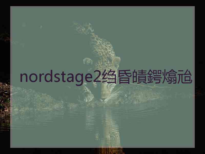 nordstage2绉昏皟鍔熻兘