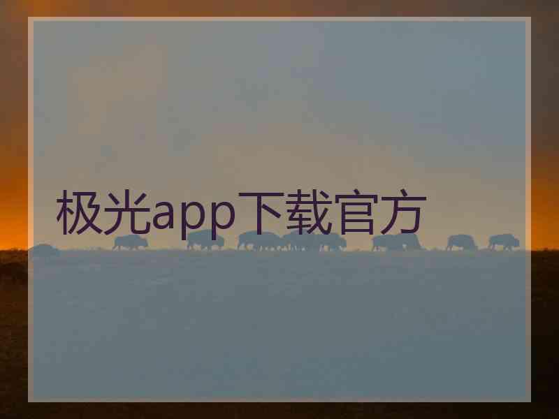 极光app下载官方