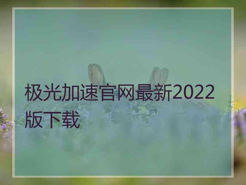 极光加速官网最新2022版下载