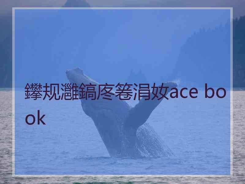 鑻规灉鎬庝箞涓奻ace book