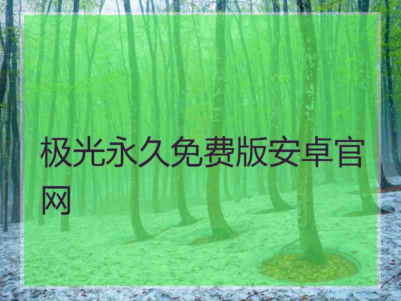 极光永久免费版安卓官网