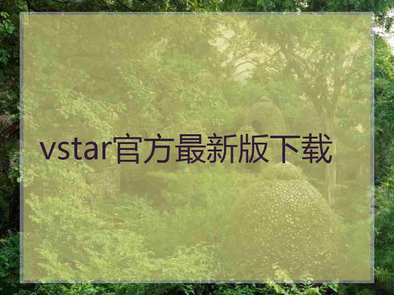 vstar官方最新版下载