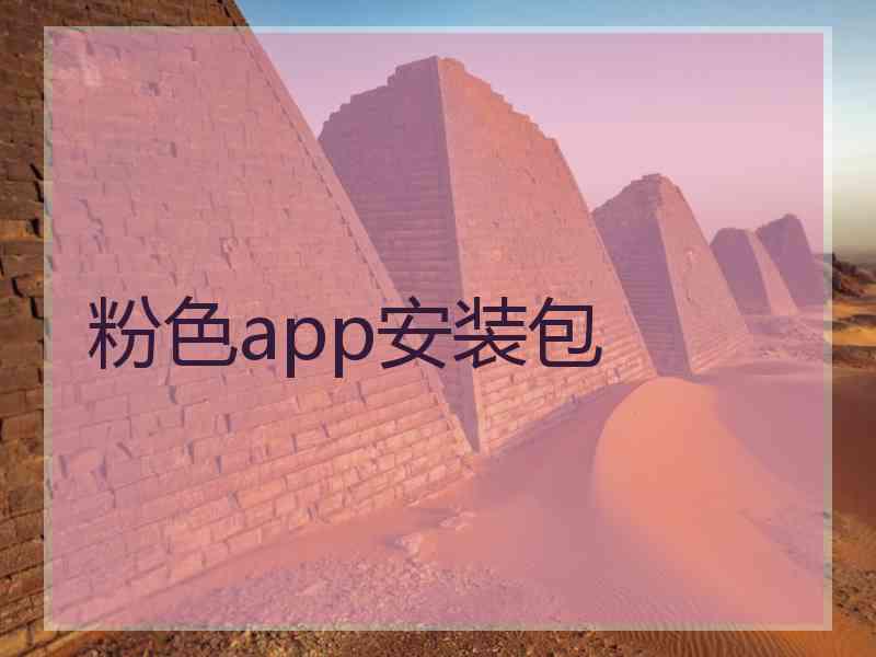 粉色app安装包