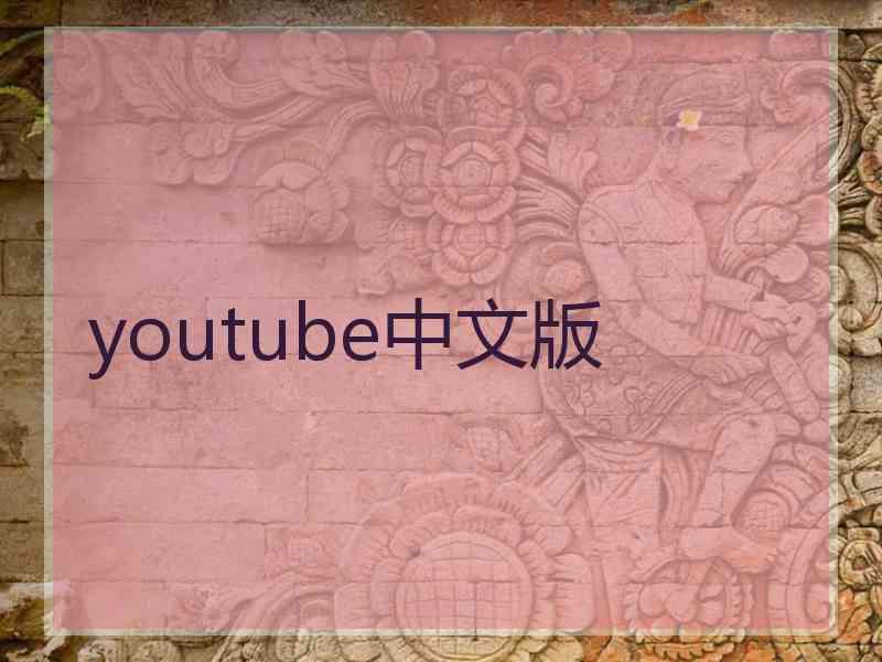 youtube中文版