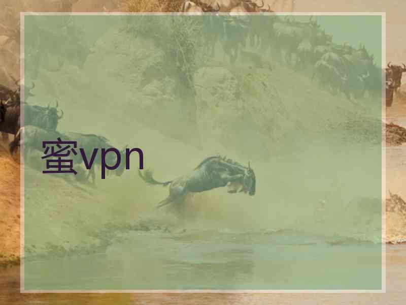 蜜vpn