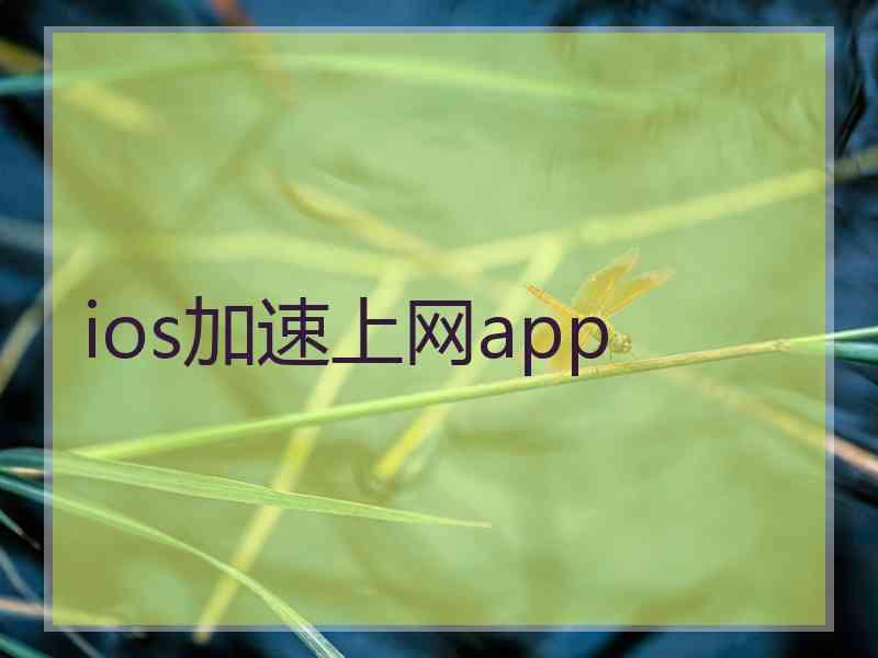 ios加速上网app