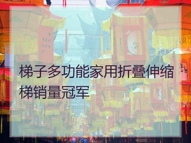 梯子多功能家用折叠伸缩梯销量冠军