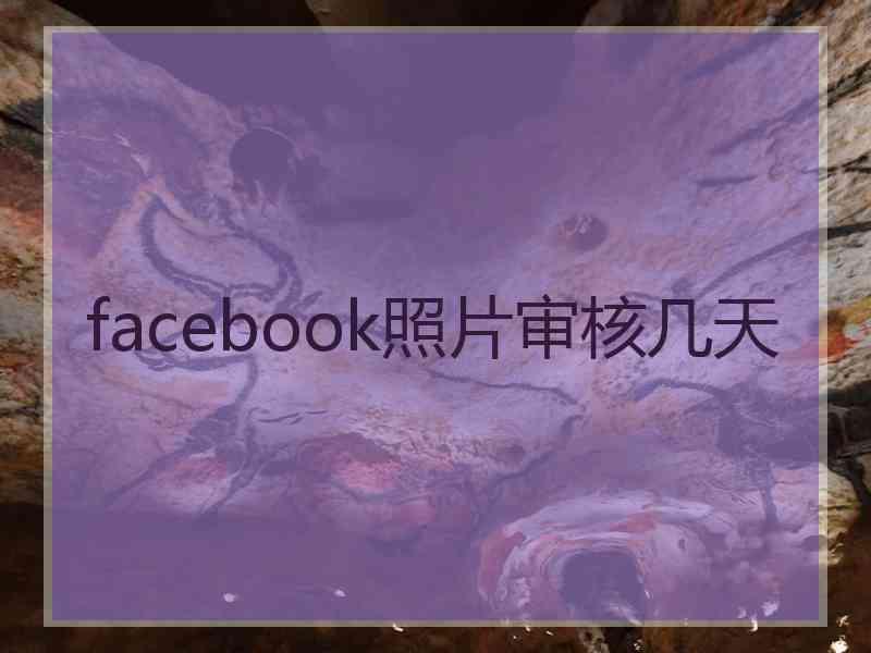 facebook照片审核几天