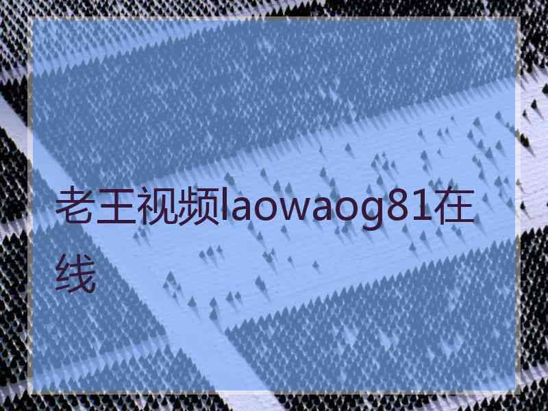 老王视频laowaog81在线