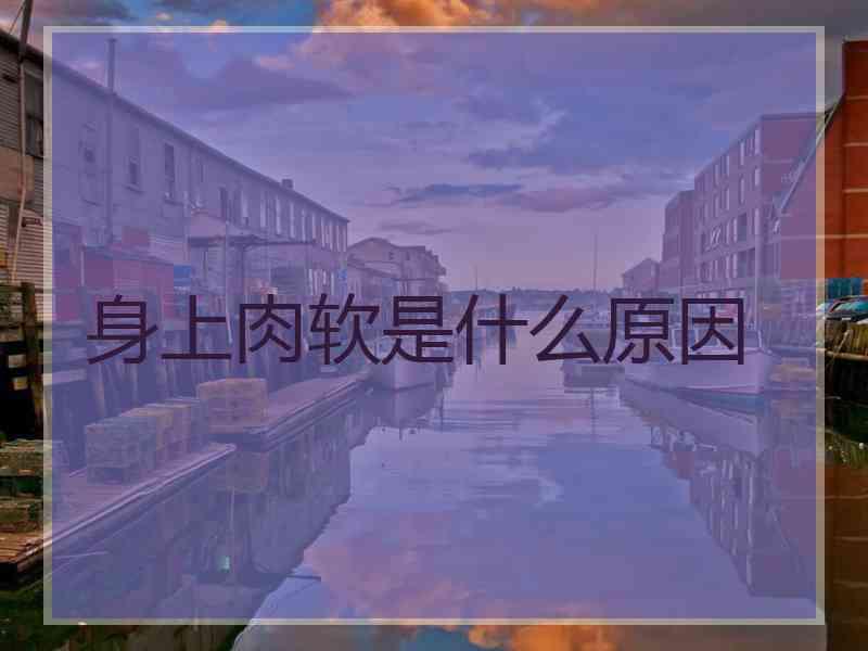 身上肉软是什么原因