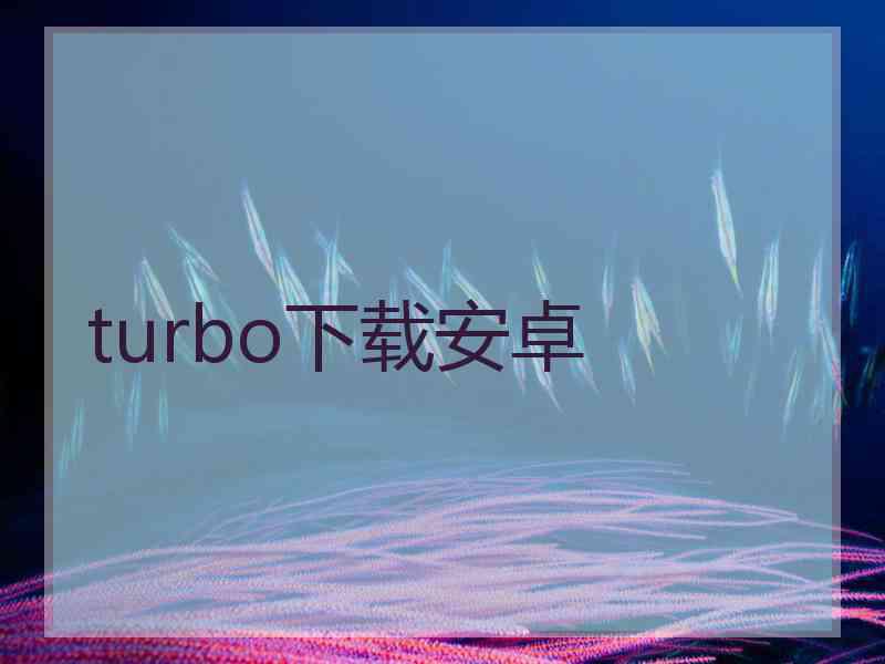 turbo下载安卓