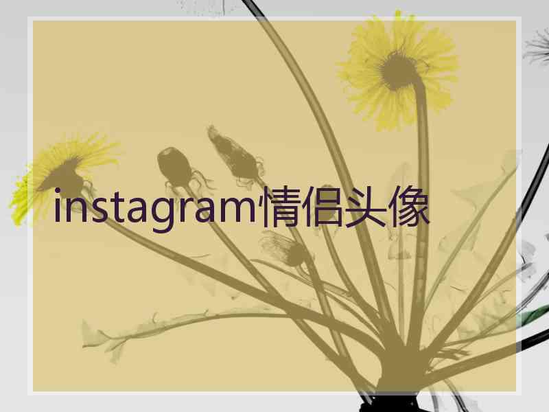 instagram情侣头像