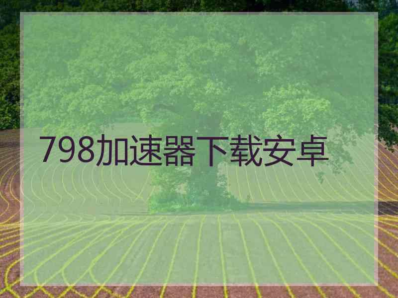 798加速器下载安卓