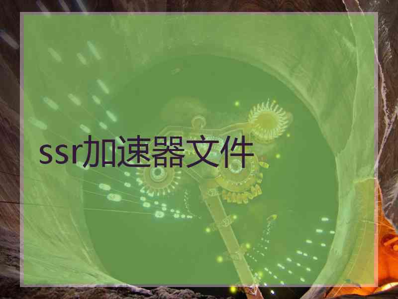 ssr加速器文件