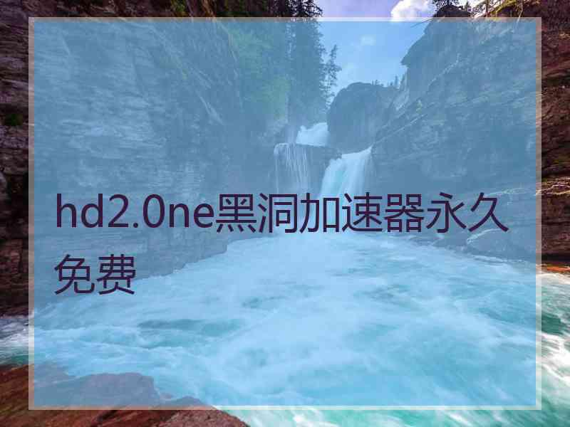 hd2.0ne黑洞加速器永久免费