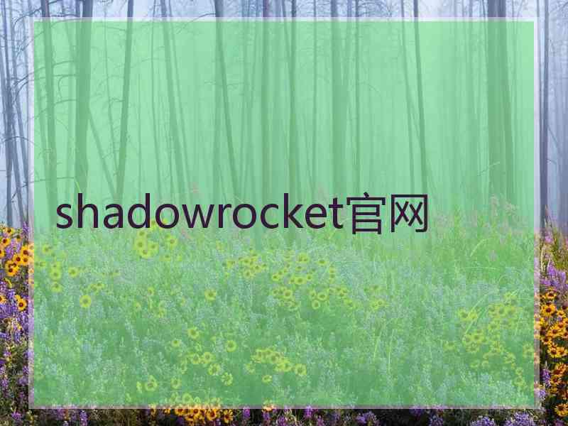 shadowrocket官网