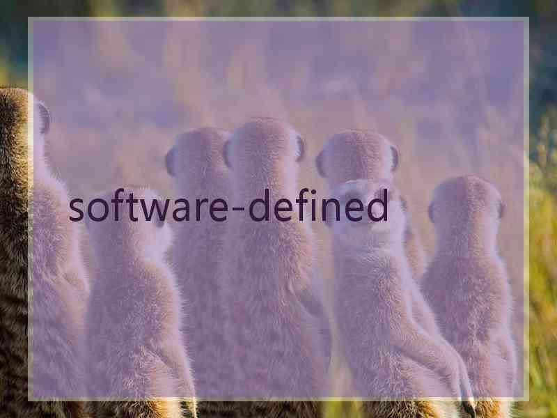  software-defined