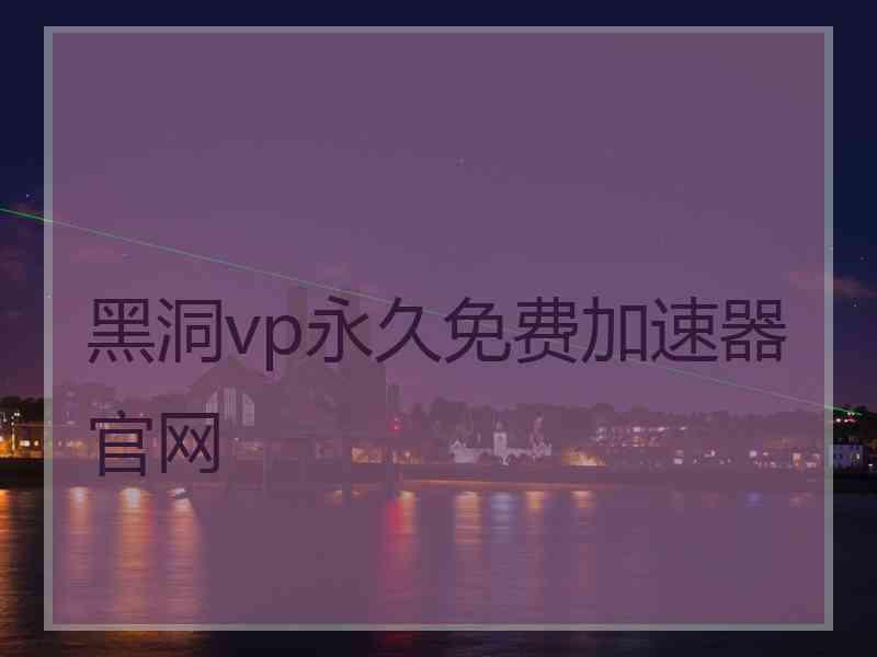 黑洞vp永久免费加速器官网