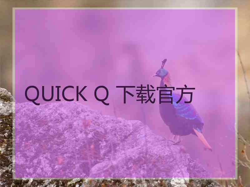 QUICK Q 下载官方