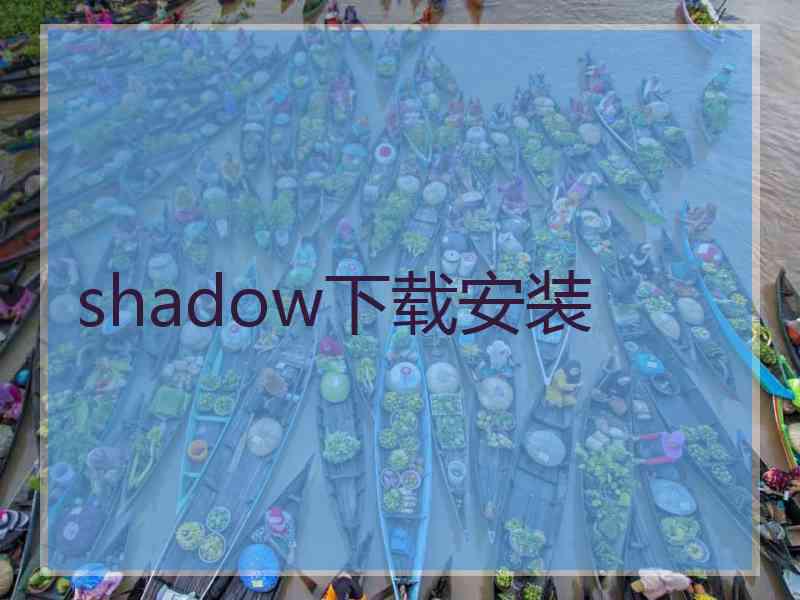 shadow下载安装