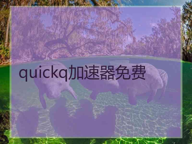 quickq加速器免费