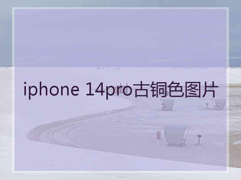 iphone 14pro古铜色图片