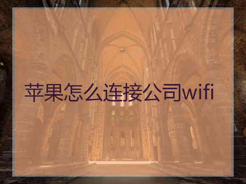 苹果怎么连接公司wifi