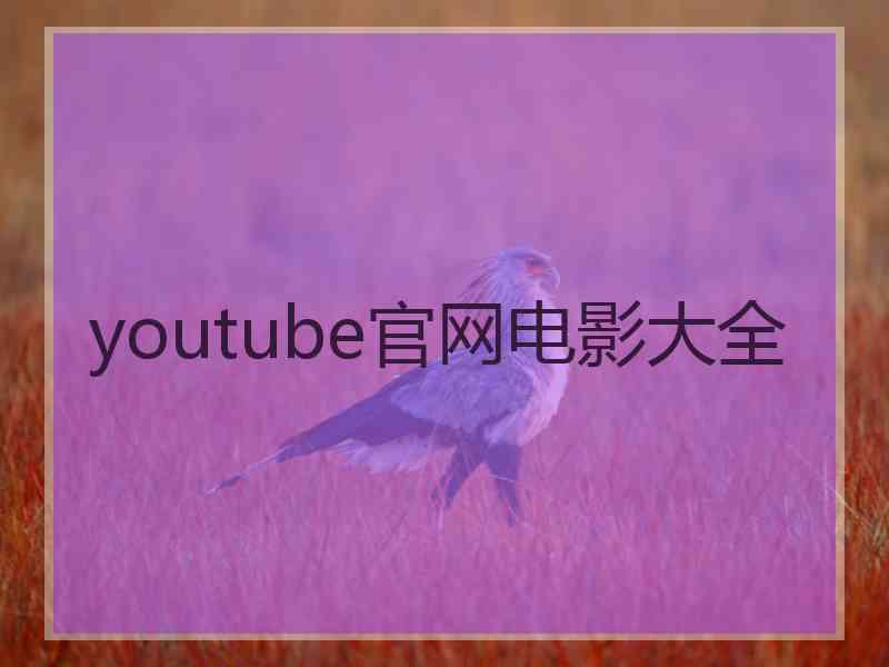 youtube官网电影大全