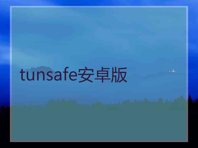 tunsafe安卓版