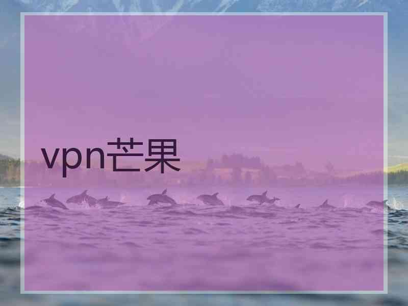 vpn芒果