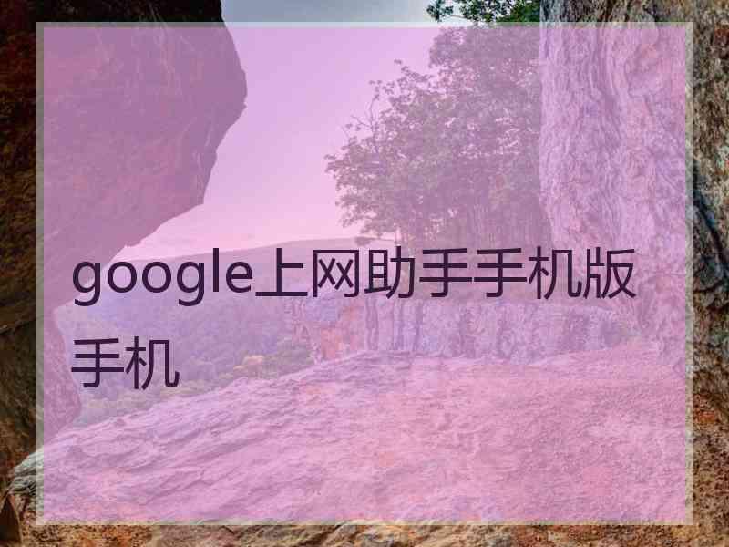 google上网助手手机版手机