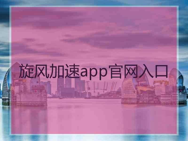 旋风加速app官网入口