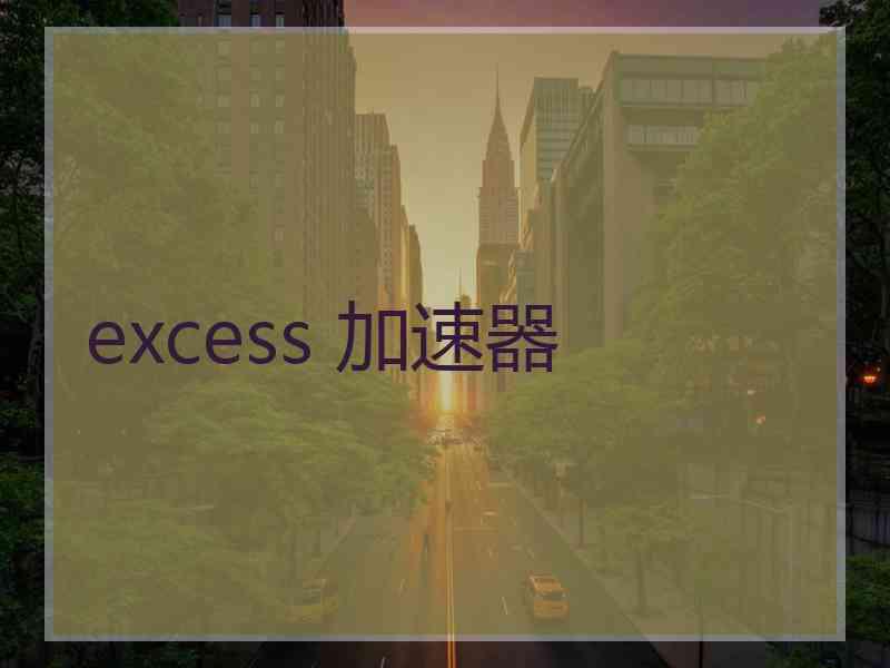 excess 加速器