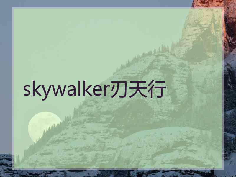 skywalker刃天行