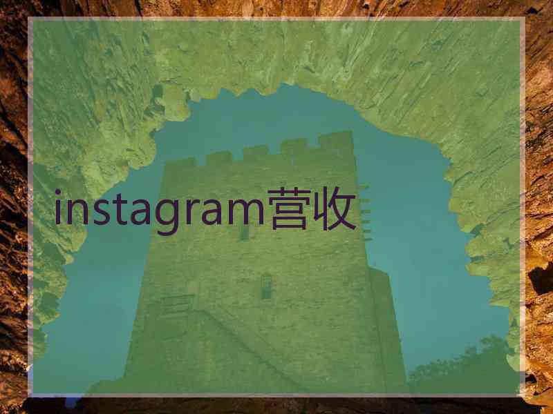 instagram营收