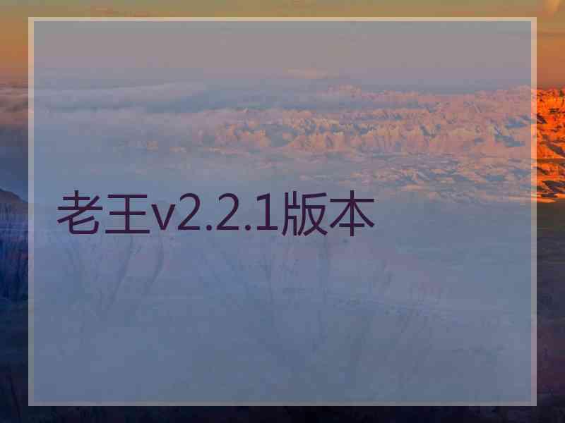 老王v2.2.1版本