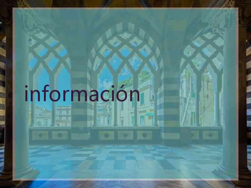 información