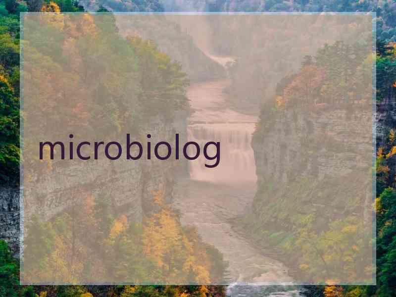 microbiolog