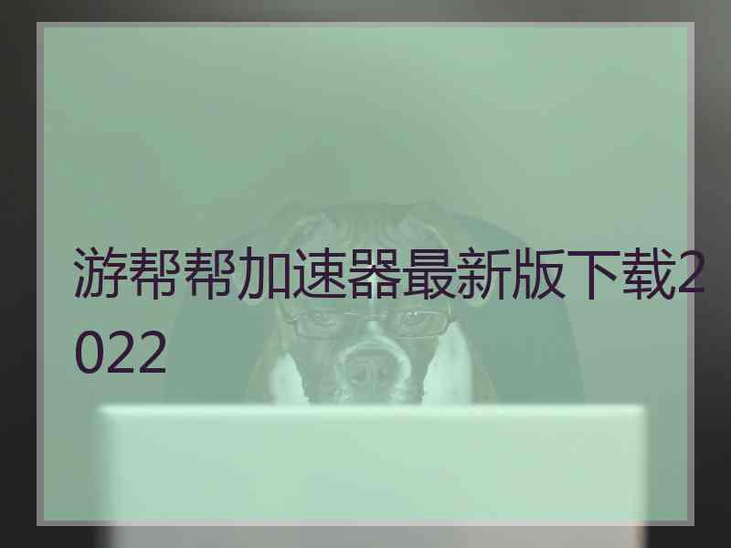 游帮帮加速器最新版下载2022