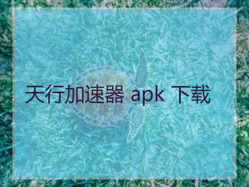 天行加速器 apk 下载