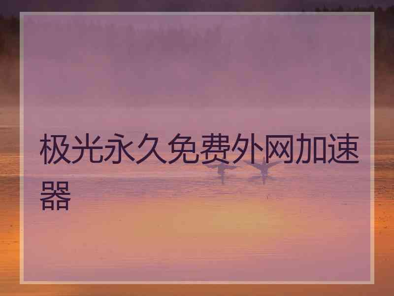 极光永久免费外网加速器