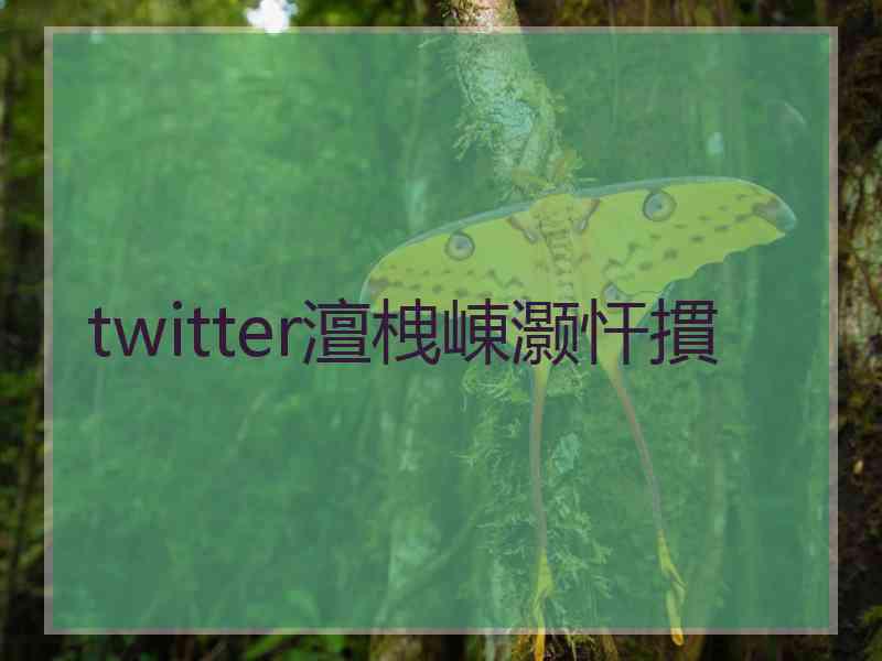 twitter澶栧崠灏忓摜