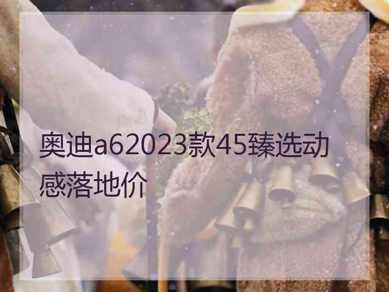 奥迪a62023款45臻选动感落地价