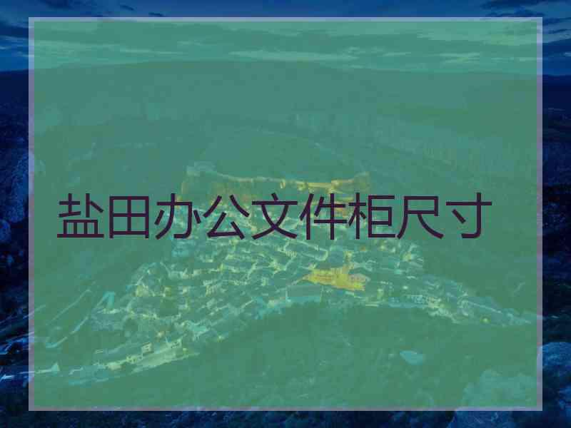 盐田办公文件柜尺寸