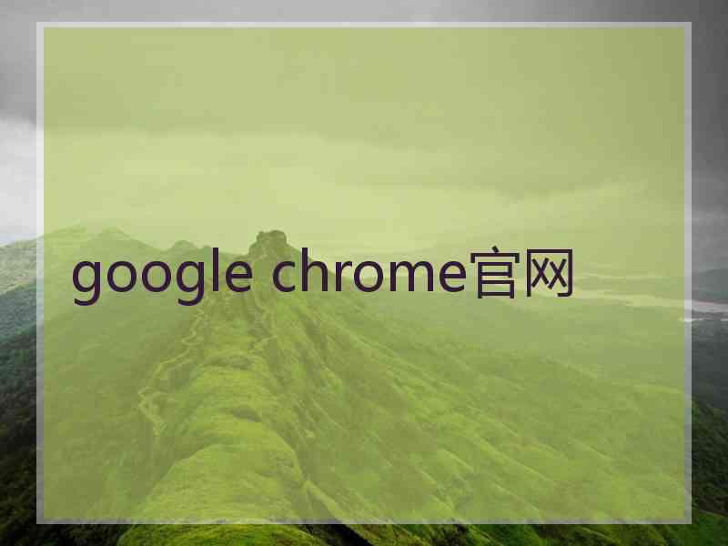 google chrome官网