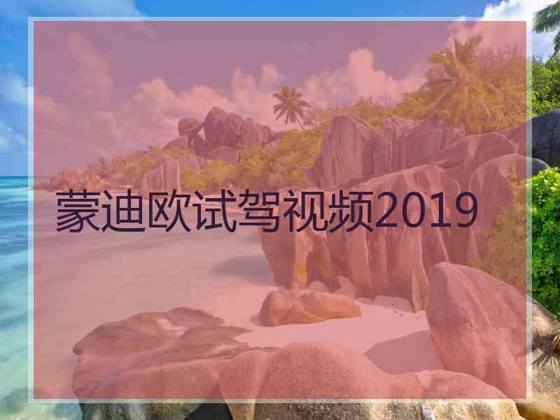 蒙迪欧试驾视频2019