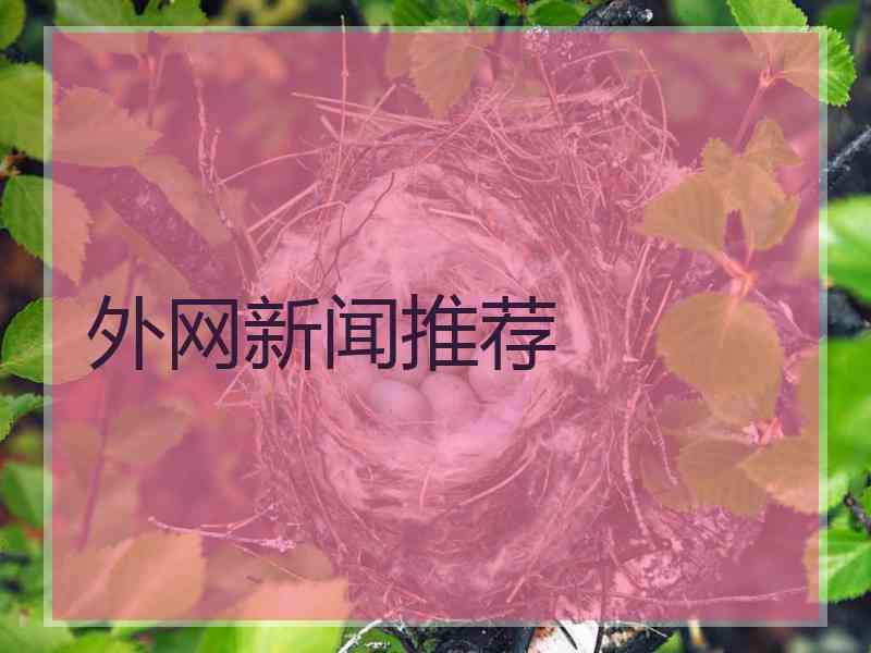 外网新闻推荐